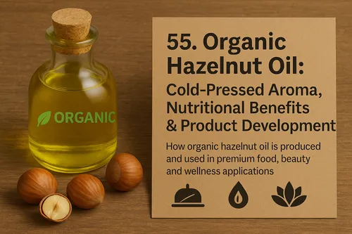 Organic cold-pressed hazelnut oil